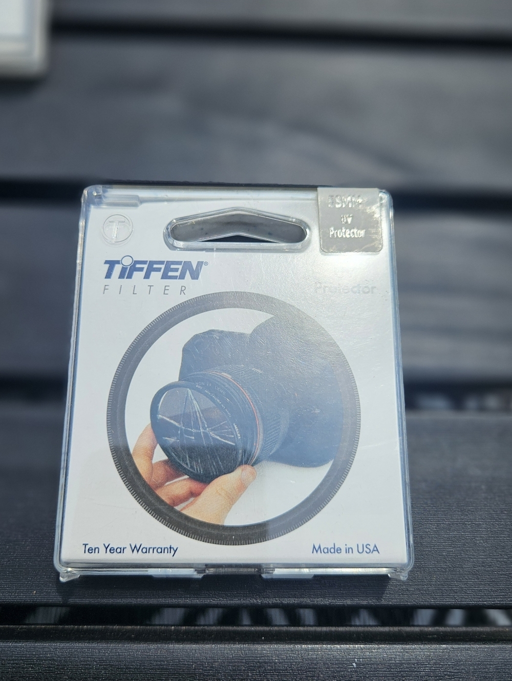 Tiffen 55UVP Slim 55mm UV Protection Filter for Camera Lens, Clear Optical Glass